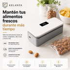 Sellador de Bolsas 2 en 1 con Cortador Oculto — Recargable USB-C
