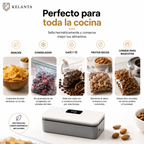 Sellador de Bolsas 2 en 1 con Cortador Oculto — Recargable USB-C